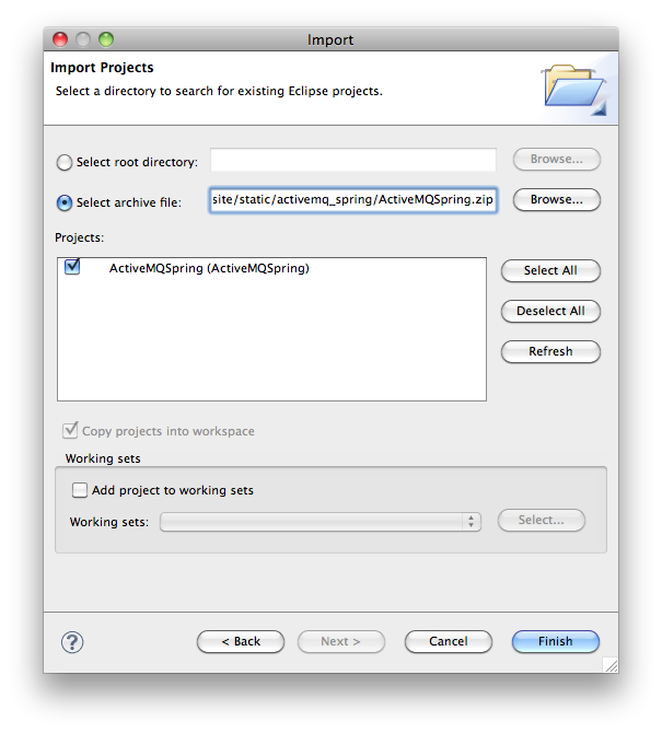 Eclipse Import 2
